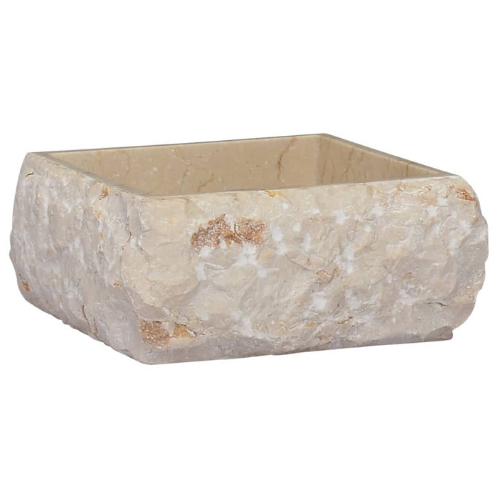 Lavandino Crema 30x30x13 cm in Marmo