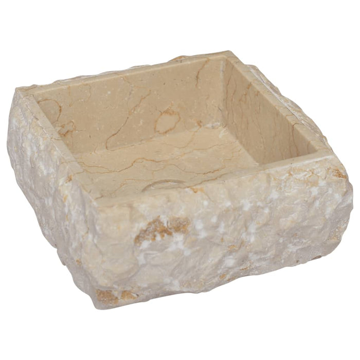 Lavandino Crema 30x30x13 cm in Marmo 149174