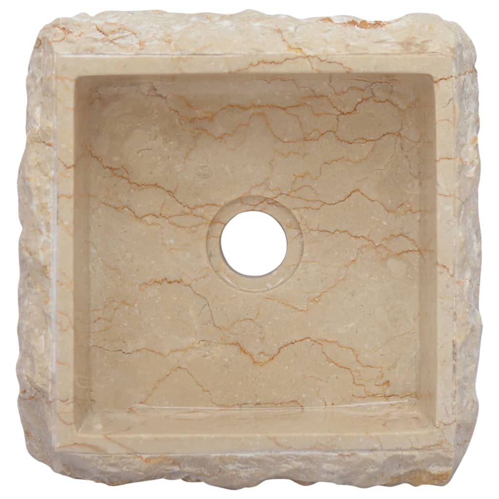 Lavandino Crema 30x30x13 cm in Marmo