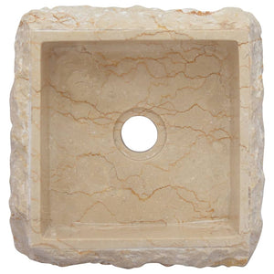 Lavandino Crema 30x30x13 cm in Marmo