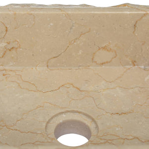 Lavandino Crema 30x30x13 cm in Marmo