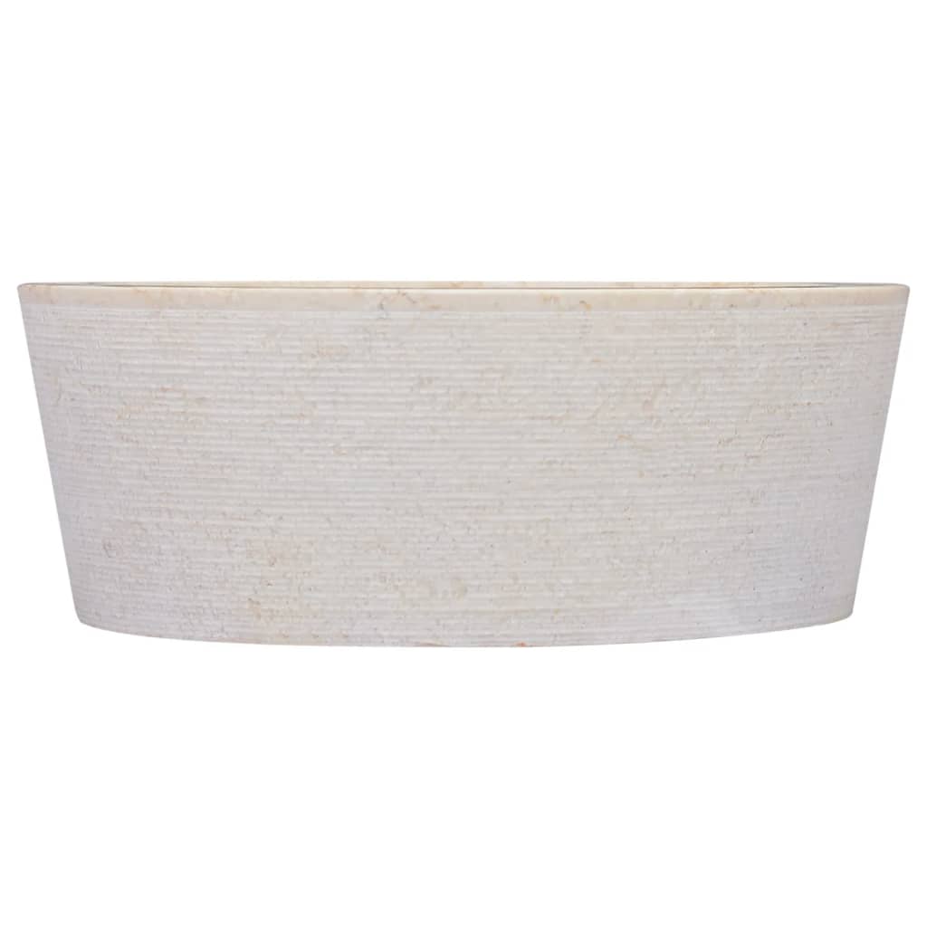 Lavandino Crema Ø40x15 cm in Marmo cod mxl 44143