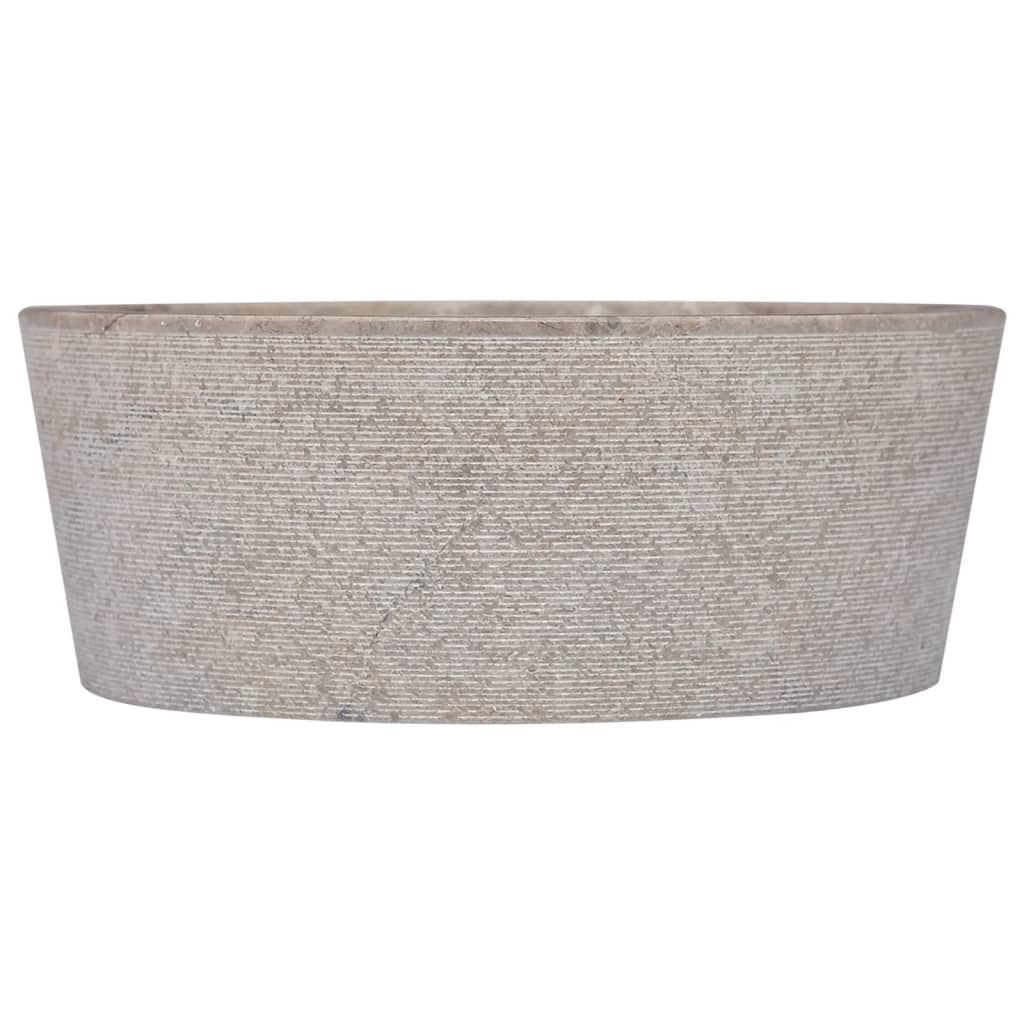 Lavandino Grigio Ø40x15 cm in Marmo cod mxl 40617