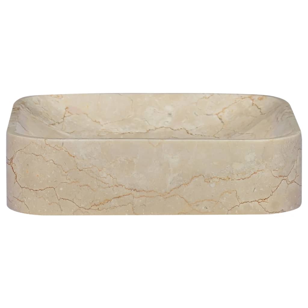 Lavandino Crema 40x40x10 cm in Marmo 149180