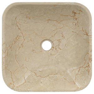 Lavandino Crema 40x40x10 cm in Marmo 149180