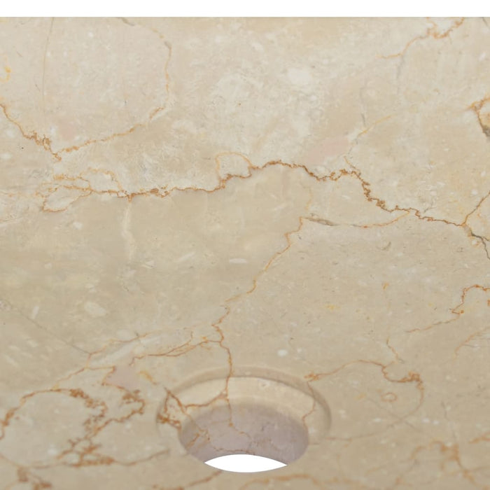 Lavandino Crema 40x40x10 cm in Marmo 149180