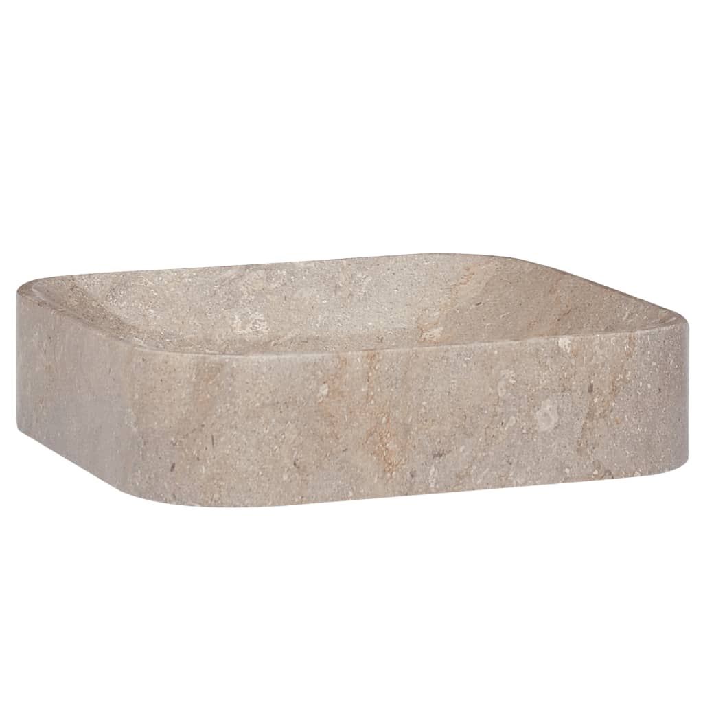 Lavandino Grigio 40x40x10 cm in Marmo