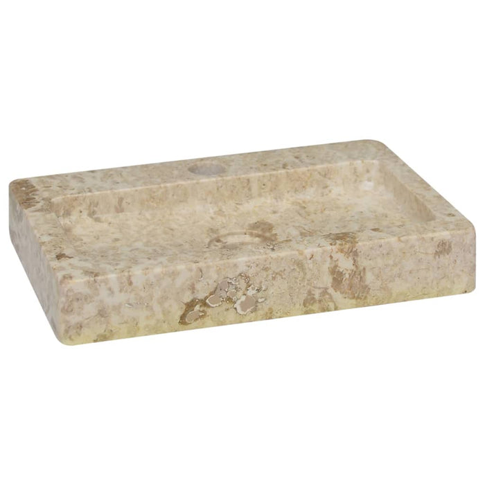 Lavandino Crema 38x24x6,5 cm in Marmo cod mxl 47281