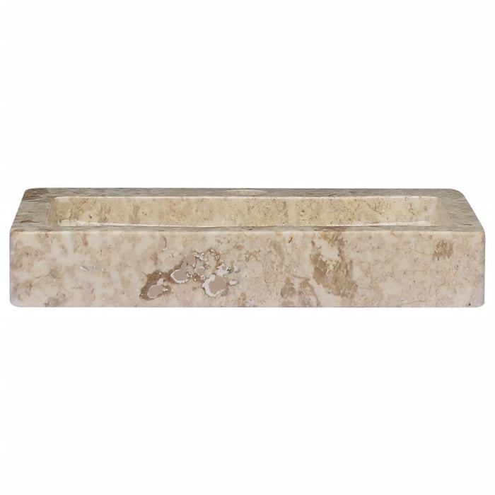 Lavandino Crema 38x24x6,5 cm in Marmo cod mxl 47281