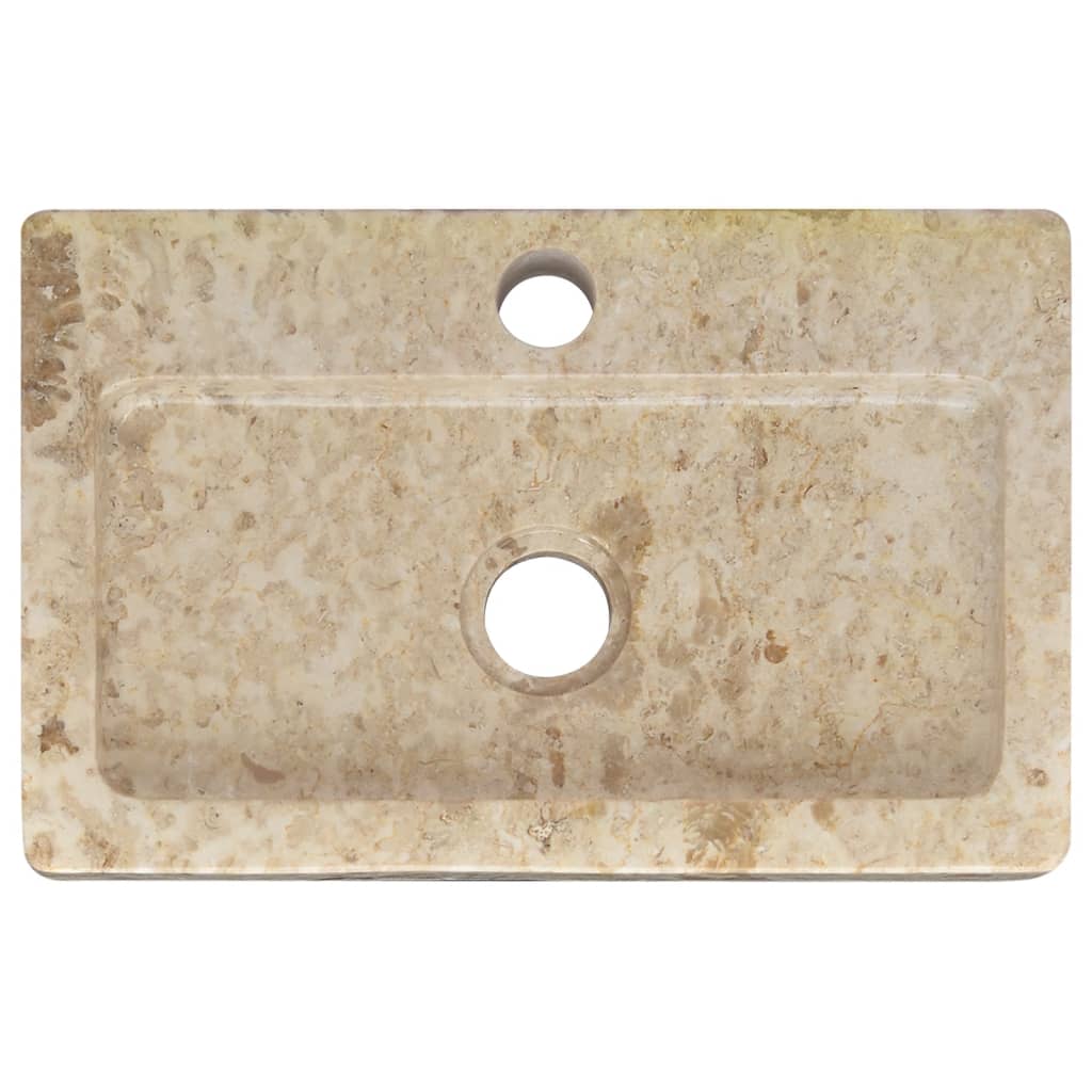 Lavandino Crema 38x24x6,5 cm in Marmo cod mxl 47281