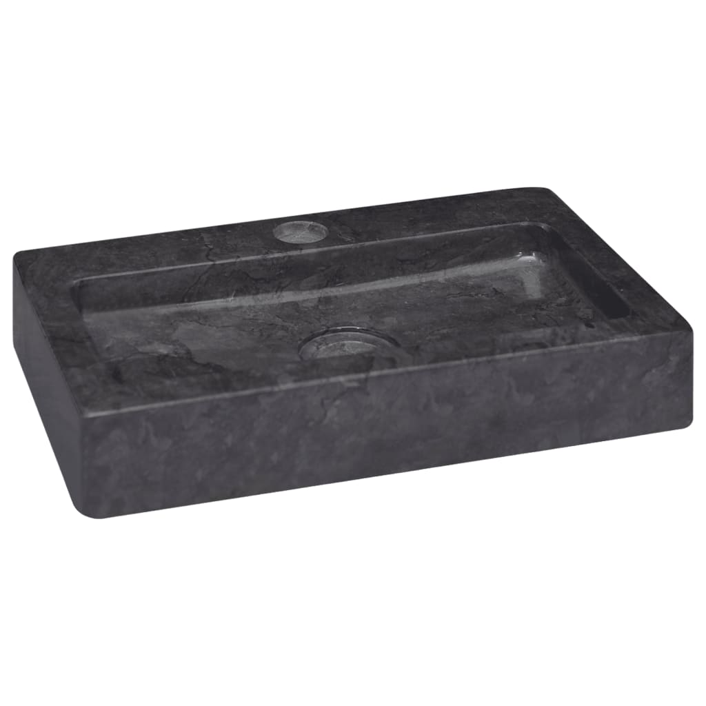 Lavandino Nero 38x24x6,5 cm in Marmo cod mxl 53592