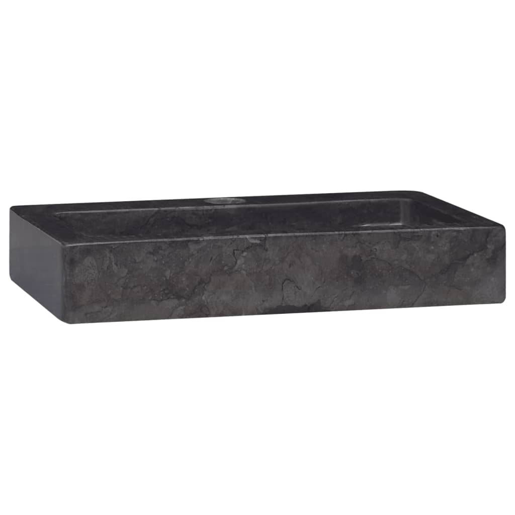 Lavandino Nero 38x24x6,5 cm in Marmo cod mxl 53592