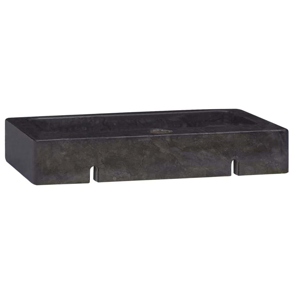 Lavandino Nero 38x24x6,5 cm in Marmo cod mxl 53592