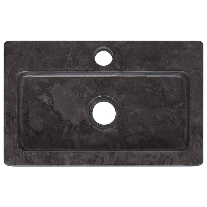 Lavandino Nero 38x24x6,5 cm in Marmo cod mxl 53592