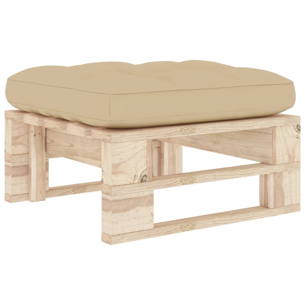 Ottomana da Giardino Pallet in Legno di Pino Impregnatocod mxl 96575