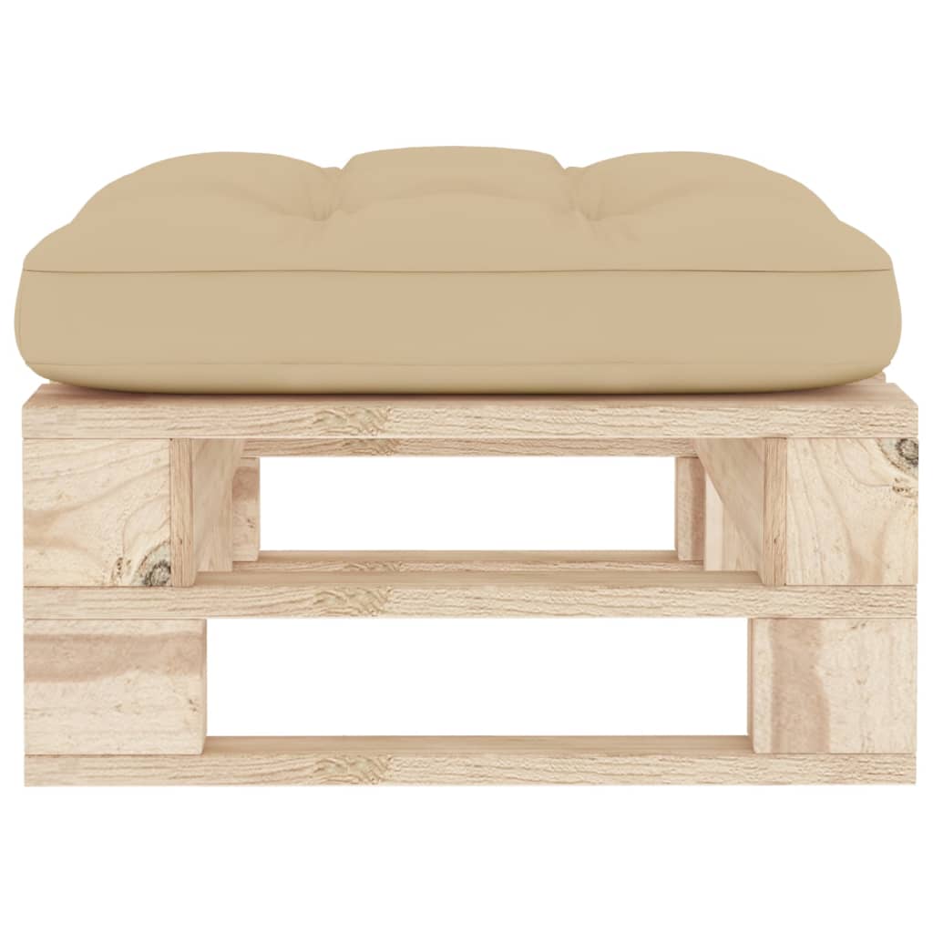 Ottomana da Giardino Pallet in Legno di Pino Impregnatocod mxl 96575