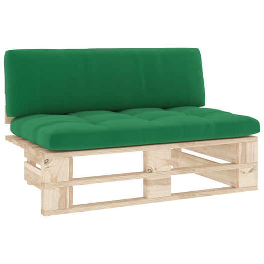 Divano Centrale Giardino su Pallet in Legno di Pino Impregnato cod mxl 55627