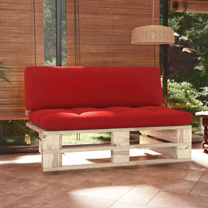 Divano Centrale Giardino su Pallet in Legno di Pino Impregnato cod mxl 55318