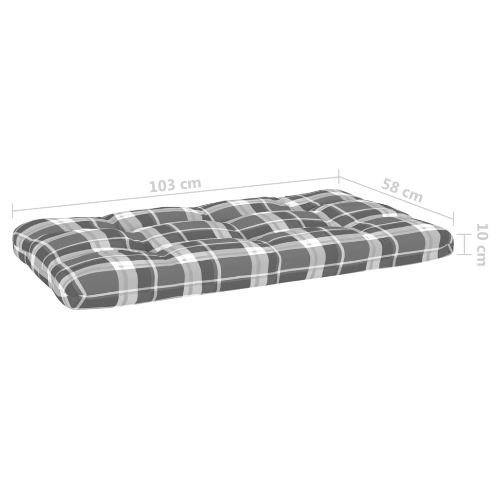 Set Divani in Pallet con Cuscini 4 pz in Pino Impregnato Miele 3066746