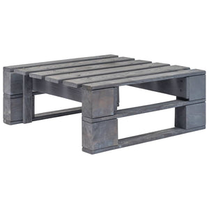 Set Divani a Pallet e Cuscini 4 pz in Pino Impregnato Grigio cod mxl 40682