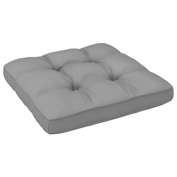 Set di Divani su Pallet 6 pz e Cuscini in Pino Impregnato Grigio cod mxl 49950