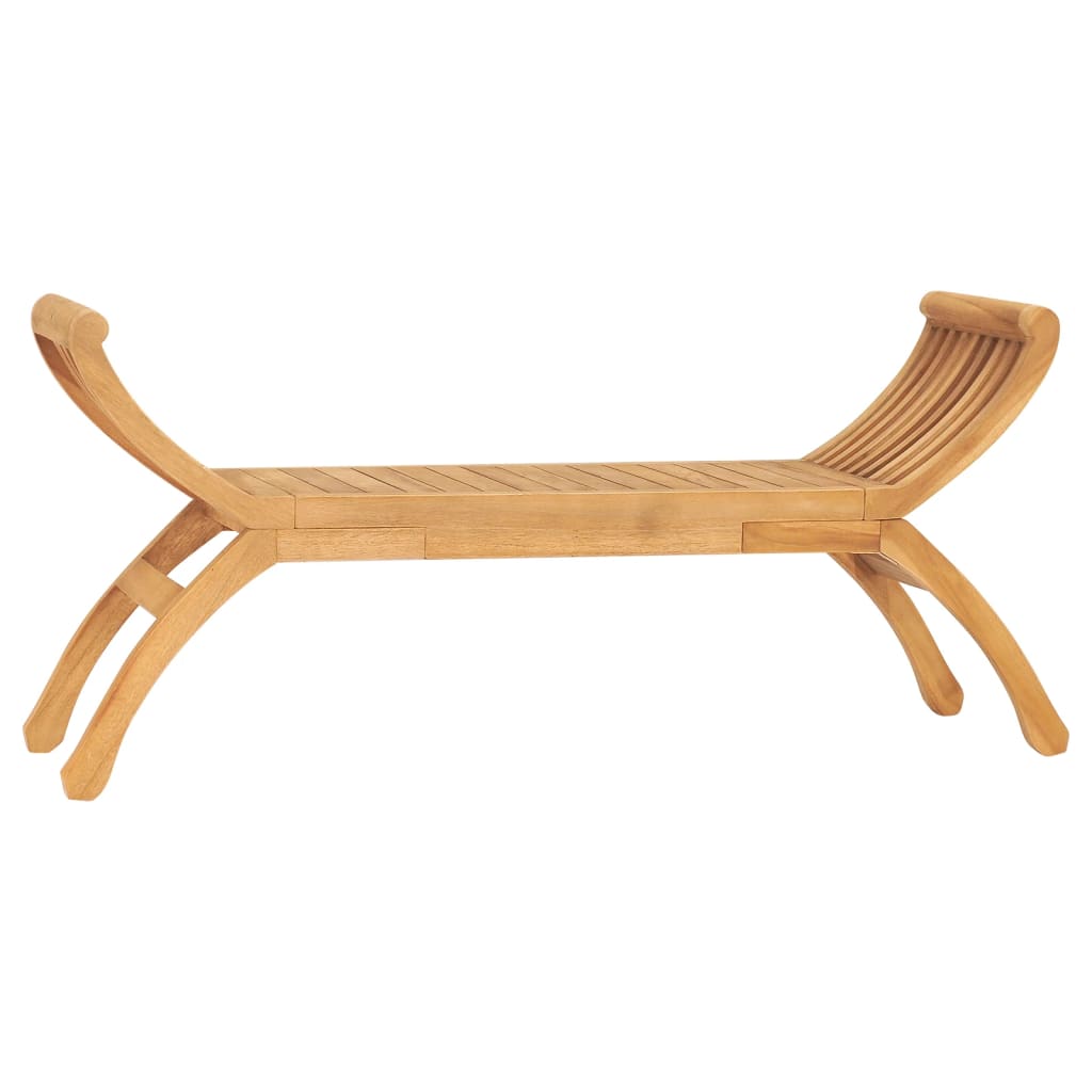 Panchina da Giardino 120 cm in Legno Massello di Teak 316150