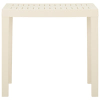 Tavolo da Giardino Bianco 79x65x72 cm in Plastica cod mxl 34111