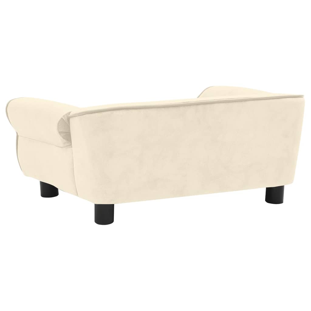 Divano per Cani Crema 72x45x30 cm in Peluche cod mxl 53420