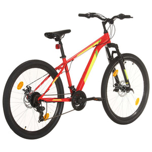 Mountain Bike 21 Speed 27,5" Ruote 38 cm Rosso cod mxl 57673