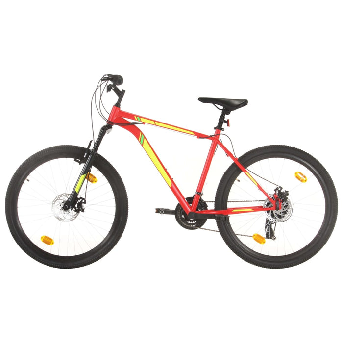 Mountain Bike 21 Speed 27,5" Ruote 50 cm Rosso cod mxl 56802