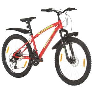 Mountain Bike 21 Speed 26" Ruote 36 cm Rosso cod mxl 76236