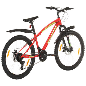 Mountain Bike 21 Speed 26" Ruote 36 cm Rosso cod mxl 76236