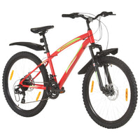 Mountain Bike 21 Speed 26" Ruote 42 cm Rosso cod mxl 78732