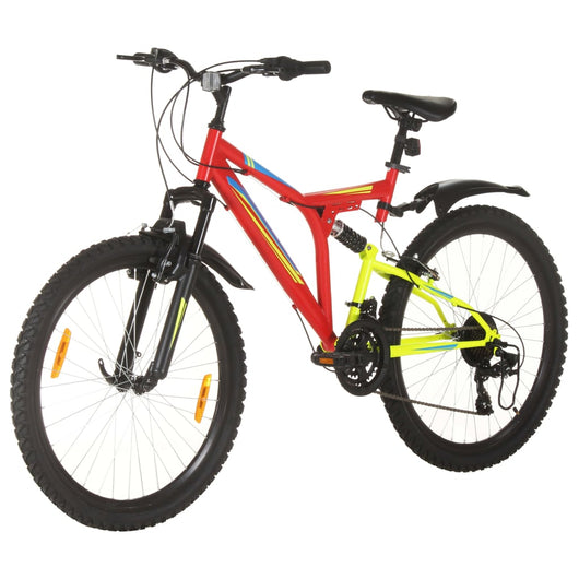 Mountain Bike 21 Speed 26" Ruote 49 cm Rosso cod mxl 68534