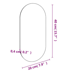 Specchio 40x20 cm in Vetro cod mxl 67767