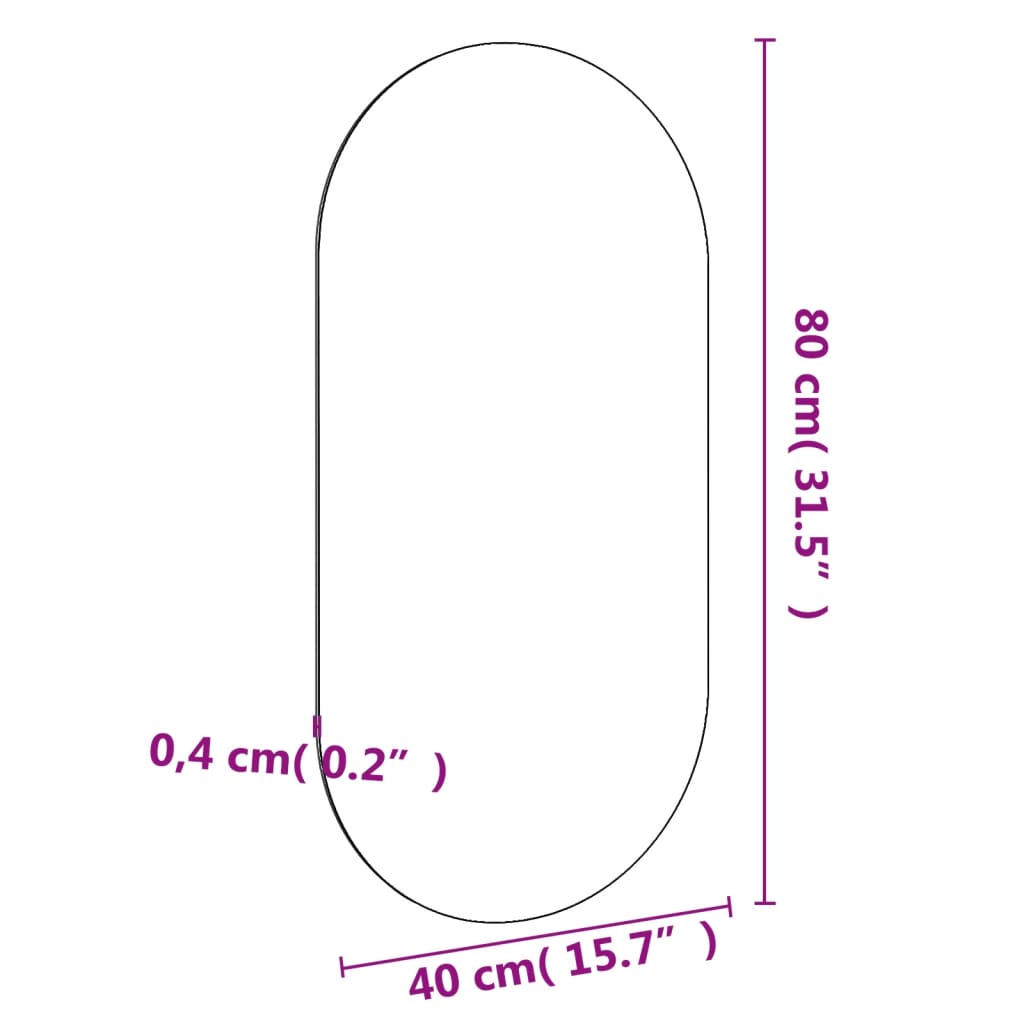 Specchio 100x50 cm in Vetro cod mxl 67869