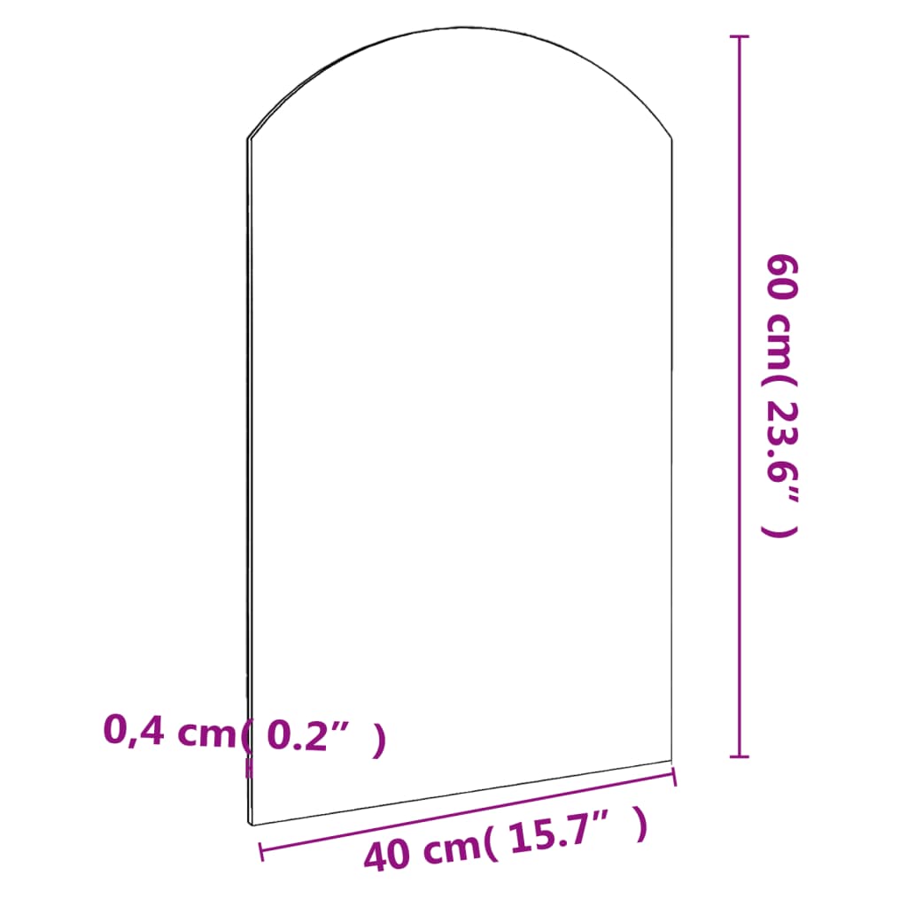 Specchio 60x40 cm in Vetro cod mxl 67738