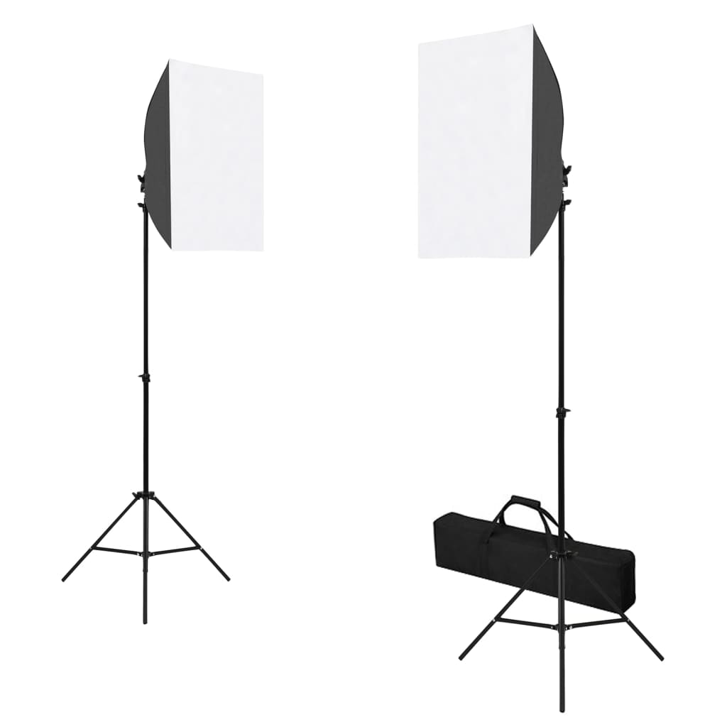 Kit per Studio Fotografico con Set Luci, Fondale e Riflettore 3067055