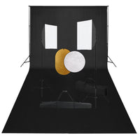 Kit per Studio Fotografico con Set Luci, Fondale e Riflettorecod mxl 96604