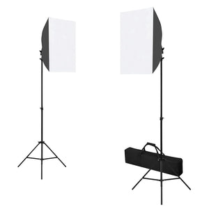 Kit per Studio Fotografico con Set Luci, Fondale e Riflettore 3067058