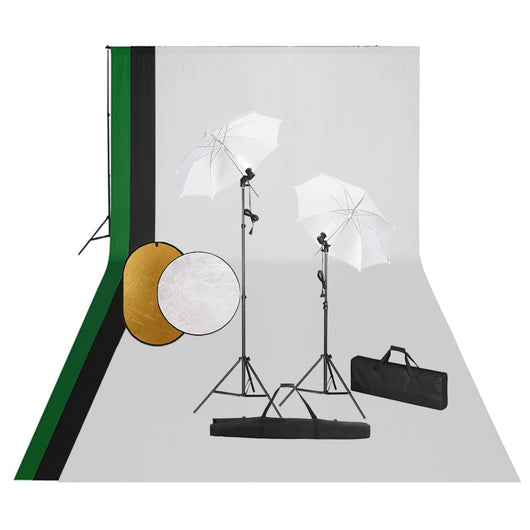 Kit Studio Fotografico con Luci Fondale e Riflettorecod mxl 72611