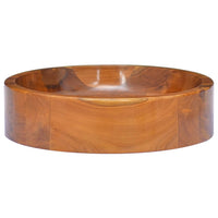 Lavabo in Legno Massello di Teak Φ40x10 cm 326159