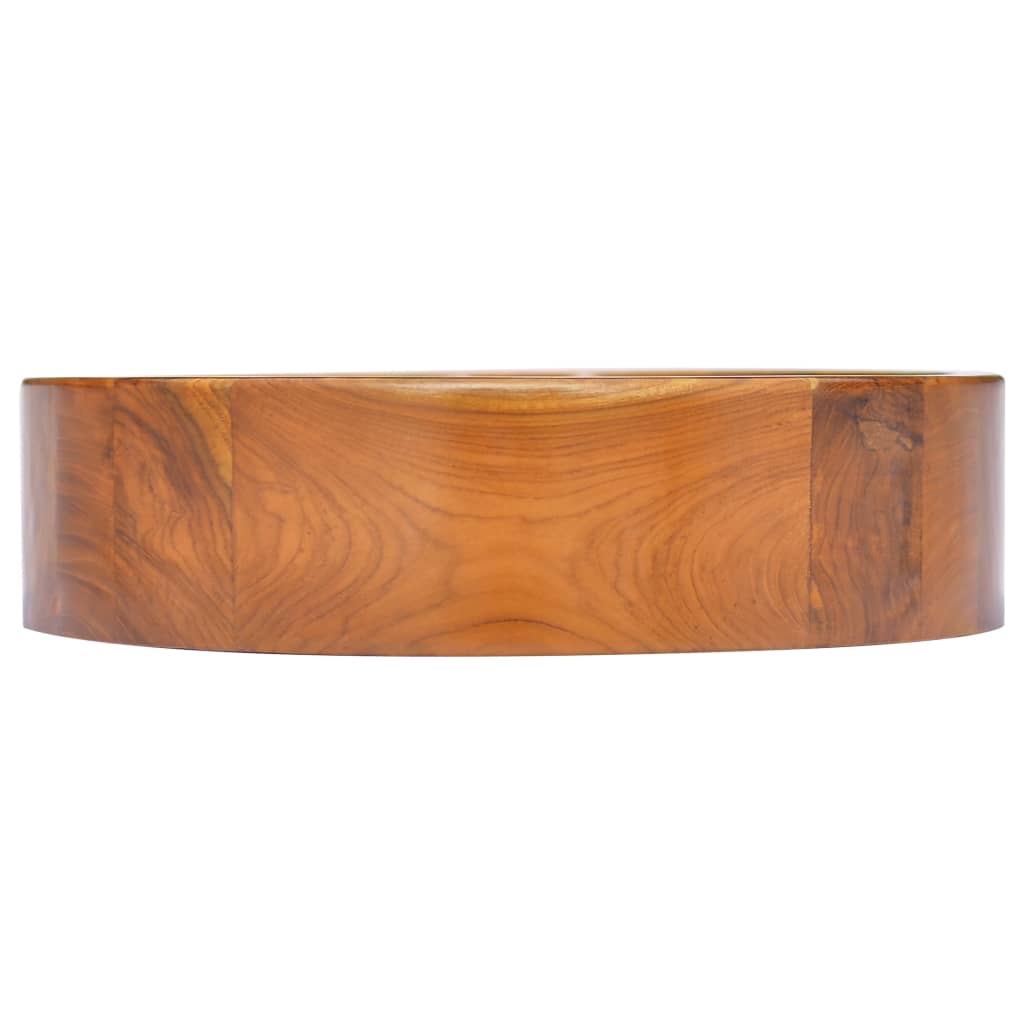 Lavabo in Legno Massello di Teak Φ40x10 cm 326159