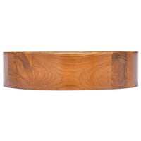 Lavabo in Legno Massello di Teak Φ40x10 cm 326159