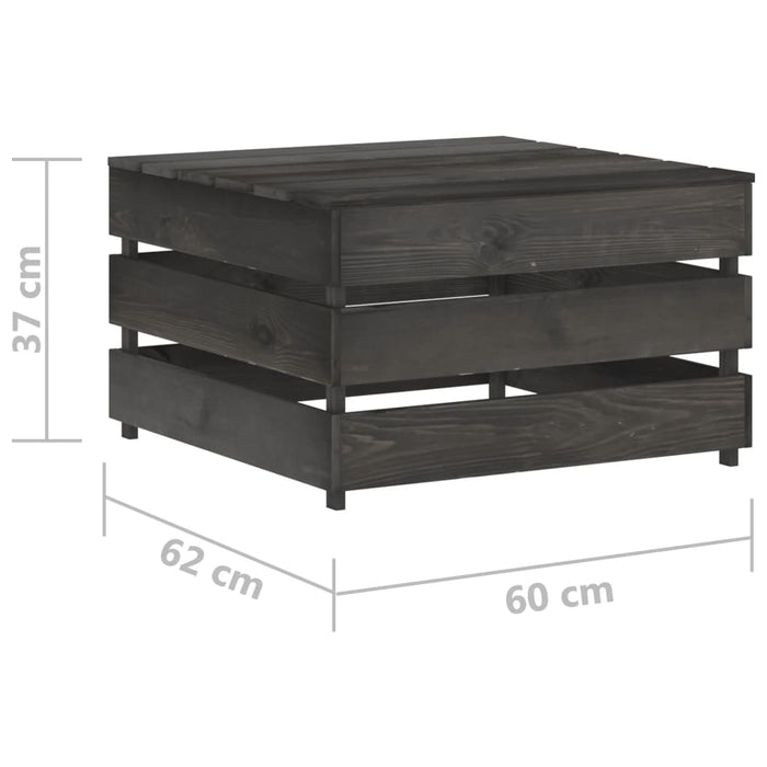 Tavolo da Giardino in Pallet in Legno di Pino Impregnato cod mxl 67090