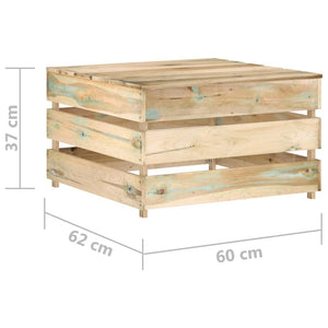 Tavolo da Giardino in Pallet in Legno di Pino Impregnato cod mxl 73324