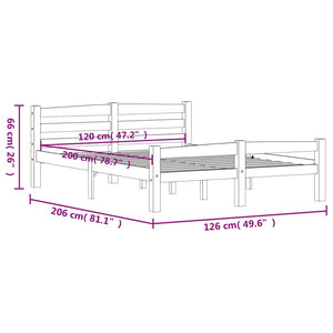 Giroletto in Legno Massello di Pino 120x200 cm cod mxl 58821