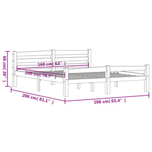 Giroletto in Legno Massello di Pino 160x200 cm cod mxl 60032