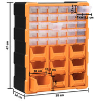 Mobile Contenitore con 39 Cassetti 38x16x47 cm cod 9992