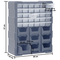 Mobile Contenitore con 39 Cassetti 38x16x47 cm cod mxl 12816